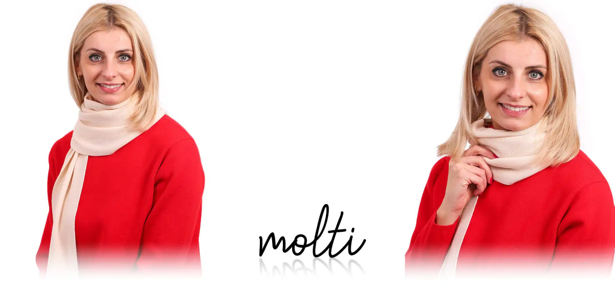 Szalik damski MOLTI SZD101 beżowy