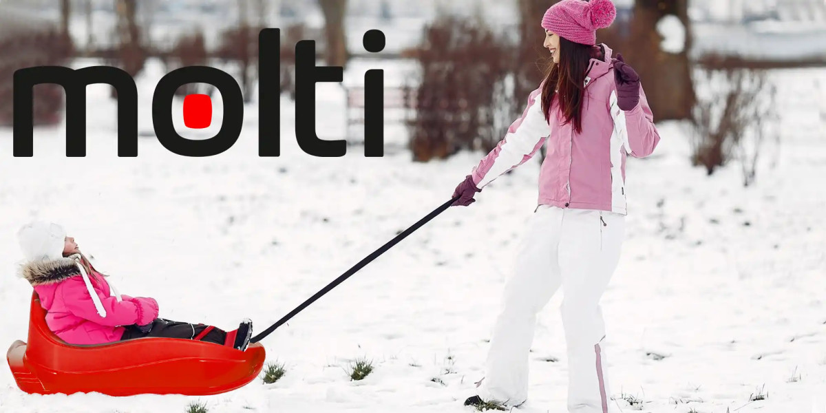 Mini sanki MOLTI czerwony