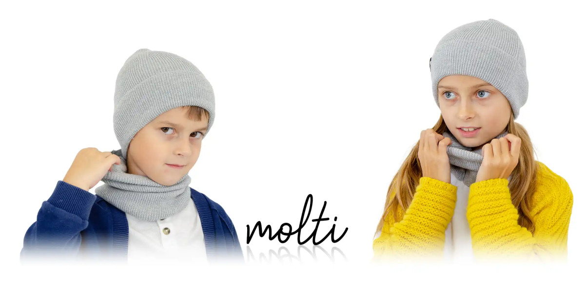 Komplet dziec. MOLTI CZDC103+KDC103 szary 52-54