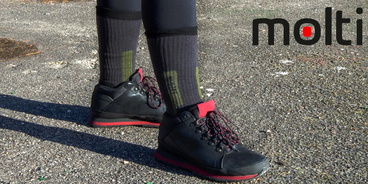 Skarpety trekingowe MOLTI ST001 khaki 43-46