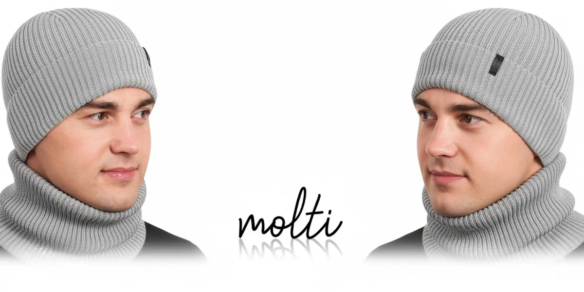 Komplet męski MOLTI CZM101+K100 jasnoszary 55-60