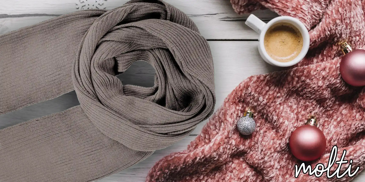 Szalik damski MOLTI SZD102 mocca
