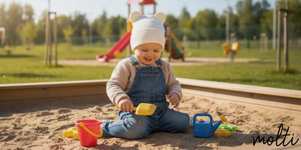 Czapka dziecięca MOLTI NOMI 46-48 śmietanka